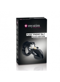 Пояс верности с электростимуляцией Mystim Pubic Enemy No1 Black Edition - MyStim - купить с доставкой в Сыктывкаре