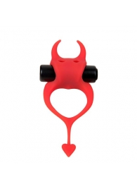 Красное эрекционное кольцо в форме дьяволенка DEVOL COCKRING - Adrien Lastic - в Сыктывкаре купить с доставкой