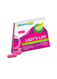 Возбуждающие капсулы Ladys Life - 14 капсул (0,35 гр.) - SuperCaps - купить с доставкой в Сыктывкаре