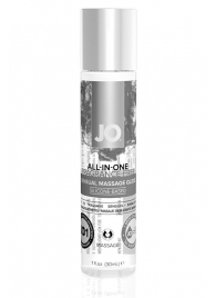 Массажный гель ALL-IN-ONE Massage Oil Sensual нейтральный - 30 мл. - System JO - купить с доставкой в Сыктывкаре
