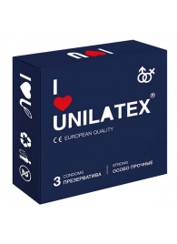 Ультрапрочные презервативы Unilatex Extra Strong - 3 шт. - Unilatex - купить с доставкой в Сыктывкаре