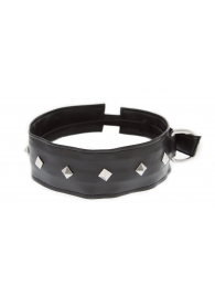 Полиуретановый ошейник с пуклями Collar with Studs - Blush Novelties - купить с доставкой в Сыктывкаре