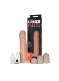 Насадка-удлинитель Extension sleeve с подхватом мошонки - 19 см. - Sitabella - в Сыктывкаре купить с доставкой