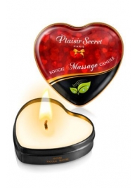 Массажная свеча с нейтральным ароматом Bougie Massage Candle - 35 мл. - Plaisir Secret - купить с доставкой в Сыктывкаре