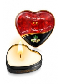 Массажная свеча с ароматом экзотических фруктов Bougie Massage Candle - 35 мл. - Plaisir Secret - купить с доставкой в Сыктывкаре