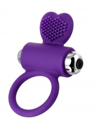 Фиолетовое виброкольцо с ресничками JOS PERY - JOS - в Сыктывкаре купить с доставкой