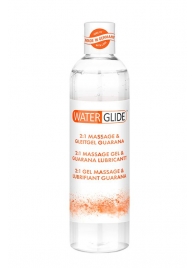 Гель-смазка 2-в-1 MASSAGE   LUBRICANT GUARANA - 300 мл. - Waterglide - купить с доставкой в Сыктывкаре