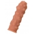 Телесная реалистичная насадка KOKOS Extreme Sleeve 11 с дополнительной стимуляцией - 12,7 см. - KOKOS - в Сыктывкаре купить с доставкой