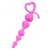 Розовая силиконовая анальная цепочка Sweety - 18,5 см. - ToyFa в Сыктывкаре Розовая силиконовая анальная цепочка Sweety - 18,5 см. - ToyFa