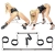 Комплект наручников и наножников с распорками Spread  em Bar and Cuff Set - Pipedream - купить с доставкой в Сыктывкаре