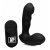 Черный стимулятор простаты Alpha-Pro 7X P-Milker Silicone Prostate Stimulator with Milking Bead - XR Brands - в Сыктывкаре купить с доставкой
