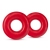 Набор из 2 красных эрекционных колец DONUT RINGS OVERSIZED - Blush Novelties - в Сыктывкаре купить с доставкой