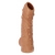Телесная насадка с пупырышками и открытой головкой Nude Sleeve L - 14 см. - KOKOS - в Сыктывкаре купить с доставкой