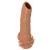Телесная насадка с усиками и открытой головкой Nude Sleeve L - 14 см. - KOKOS - в Сыктывкаре купить с доставкой