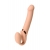 Телесный безремневой вибрострапон Vibrating Bendable Strap-On L - Strap-on-me - купить с доставкой в Сыктывкаре