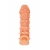 Телесная закрытая насадка с пупырышками Cock Sleeve Size M - 15,6 см. - KOKOS - в Сыктывкаре купить с доставкой