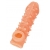 Телесная закрытая насадка с пупырышками Cock Sleeve Size L - 17,6 см. - KOKOS - в Сыктывкаре купить с доставкой