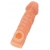 Телесная закрытая насадка с шершавой головкой Cock Sleeve Size L - 17,6 см. - KOKOS - в Сыктывкаре купить с доставкой