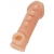 Телесная закрытая насадка с шишечками Cock Sleeve Size L - 17,6 см. - KOKOS - в Сыктывкаре купить с доставкой