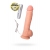 Реалистичный вибратор TOYFA RealStick Elite Vibro - 24 см. - ToyFa