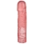 Розовая фаллическая насадка Vac-U-Lock 8  Crystal Jellies Dong - 20,3 см. - Doc Johnson - купить с доставкой в Сыктывкаре