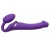 Фиолетовый безремневой вибрострапон Silicone Bendable Strap-On - size M - Strap-on-me - купить с доставкой в Сыктывкаре