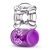 Фиолетовое эрекционное виброкольцо Pleaser Rechargeable C-Ring - Blush Novelties - в Сыктывкаре купить с доставкой