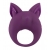 Фиолетовое перезаряжаемое эрекционное кольцо Kitten Kiki - Lola Games - в Сыктывкаре купить с доставкой