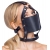 Черный намордник с кляпом-шаром Head Harness With A Gag - Orion - купить с доставкой в Сыктывкаре