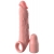 Телесная насадка-удлинитель 2 Inch Silicone X-tension with Strap - 20,3 см. - Pipedream - в Сыктывкаре купить с доставкой