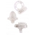 Набор из 3 прозрачных эрекционных колец с вибрацией Teasers Ring Kit - Chisa - в Сыктывкаре купить с доставкой