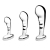 Набор из 3 стальных стимуляторов простаты Stainless Steel P-spot Training Set - b-Vibe - в Сыктывкаре купить с доставкой