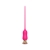 Розовый тонкий стимулятор Nipple Vibrator - 23 см. - I-MOON - купить с доставкой в Сыктывкаре