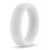Белое люминесцентное эрекционное кольцо Silicone Glo Cock Ring - Blush Novelties - в Сыктывкаре купить с доставкой