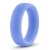 Голубое люминесцентное кольцо Silicone Glo Cock Ring - Blush Novelties - в Сыктывкаре купить с доставкой