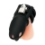 Черная клетка для пениса Silicone Small 2 in Cock Cage With Ball Divider - BlueLine - купить с доставкой в Сыктывкаре