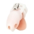 Белая клетка для пениса Silicone Small 2 in Cock Cage With Ball Divider - BlueLine - купить с доставкой в Сыктывкаре