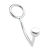 Кольцо на пенис с анальным стимулятором Stainless Steel Anal Hook   Cock Ring - BlueLine - в Сыктывкаре купить с доставкой