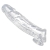 Прозрачная насадка для увеличения члена Realistic Clear Penis Enhancer and Ball Stretcher - 20,3 см. - XR Brands - в Сыктывкаре купить с доставкой