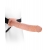 Фаллопротез телесного цвета Hollow Strap-On - 29 см. - Pipedream - купить с доставкой в Сыктывкаре