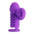 Фиолетовая вибронасадка с клиторальным отростком Harden - Baile - в Сыктывкаре купить с доставкой