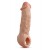 Телесная насадка-удлинитель Intrepid 9.25 Inch Realistic Penis Extender Sleeve - 23,5 см. - Blush Novelties - в Сыктывкаре купить с доставкой