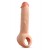 Телесная насадка-удлинитель Thrive 8.75 Inch Realistic Penis Extender Sleeve - 22,2 см. - Blush Novelties - в Сыктывкаре купить с доставкой