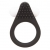 Чёрное эрекционное кольцо LIT-UP SILICONE STIMU RING 1 BLACK - Dream Toys - в Сыктывкаре купить с доставкой