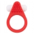 Красное эрекционное кольцо LIT-UP SILICONE STIMU RING 1 RED - Dream Toys - в Сыктывкаре купить с доставкой