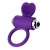 Фиолетовое виброкольцо с ресничками JOS PERY - JOS - в Сыктывкаре купить с доставкой