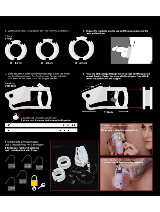 Набор для мужского пояса верности Cock Cage Set - Orion - купить с доставкой в Сыктывкаре