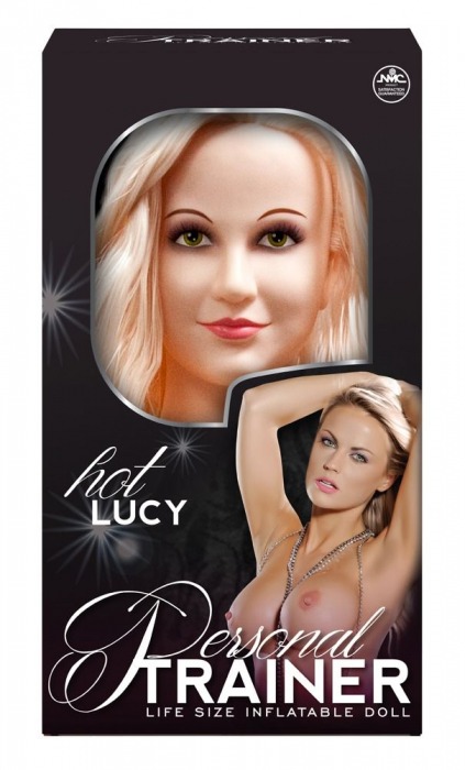 Надувная кукла с вибрацией и 2 любовными отверстиями Hot Lucy Lifesize Love Doll - NMC - в Сыктывкаре купить с доставкой