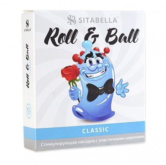 стимулирующий презерватив-насадка Roll   Ball Classic - Sitabella - купить с доставкой в Сыктывкаре