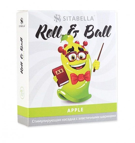 Стимулирующий презерватив-насадка Roll   Ball Apple - Sitabella - купить с доставкой в Сыктывкаре